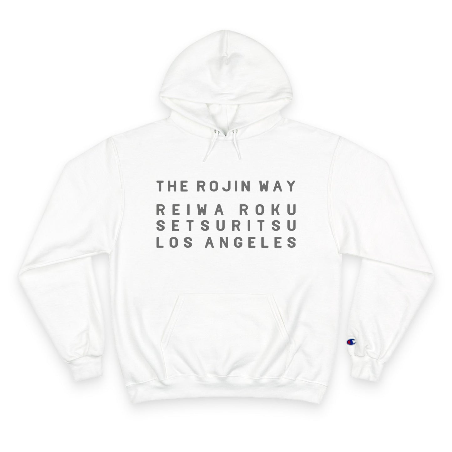 Rojin Way White (Basic Front Display) - Champion Hoodie